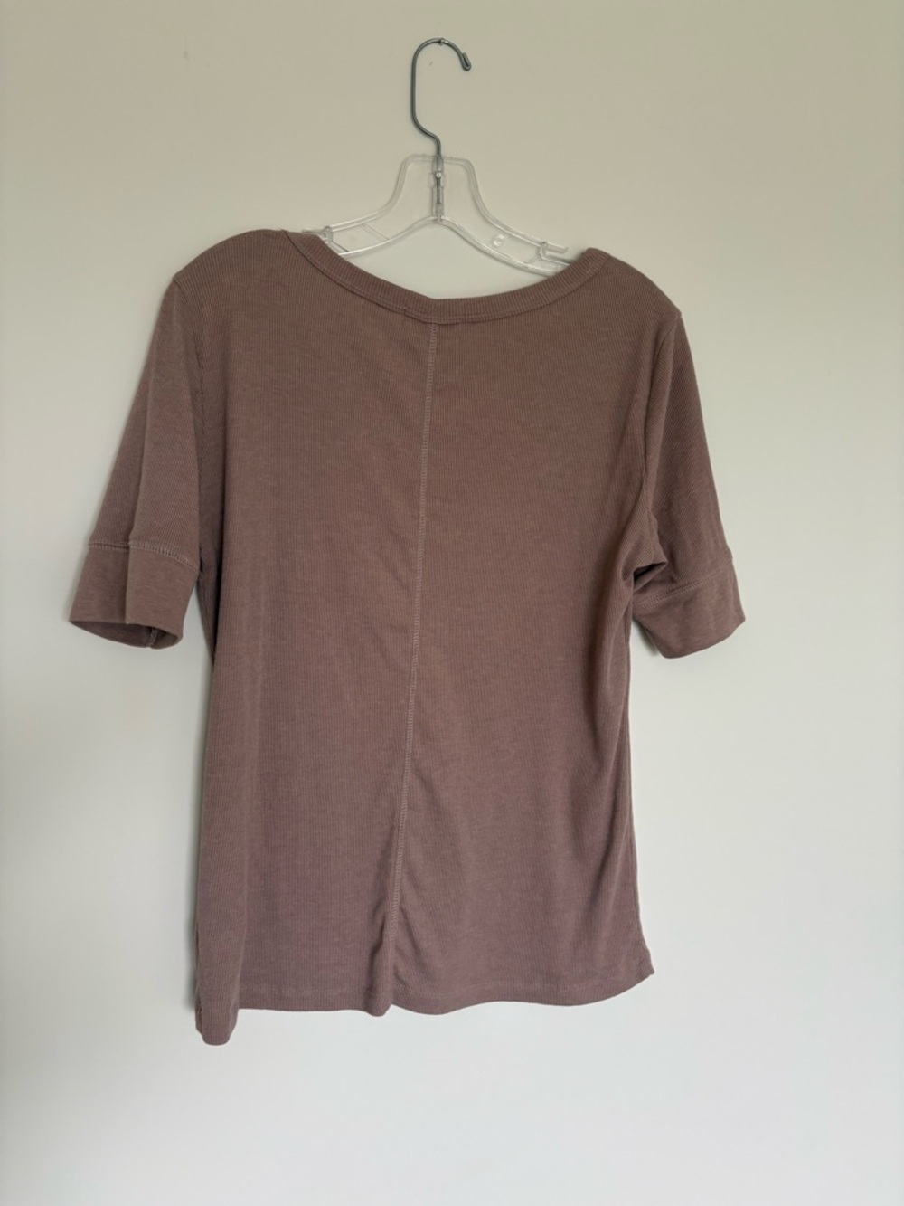 Hazel Heart Ribbed Henley Shirt XL - Picture 3 of 4